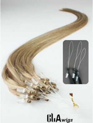 Good Blonde Straight Micro Loop Ring Hair Extensions