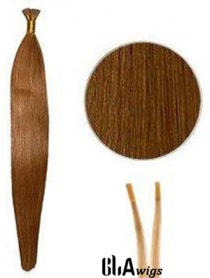 Auburn Straight Stick/I Tip Hair Extensions