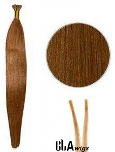 Auburn Straight Stick/I Tip Hair Extensions