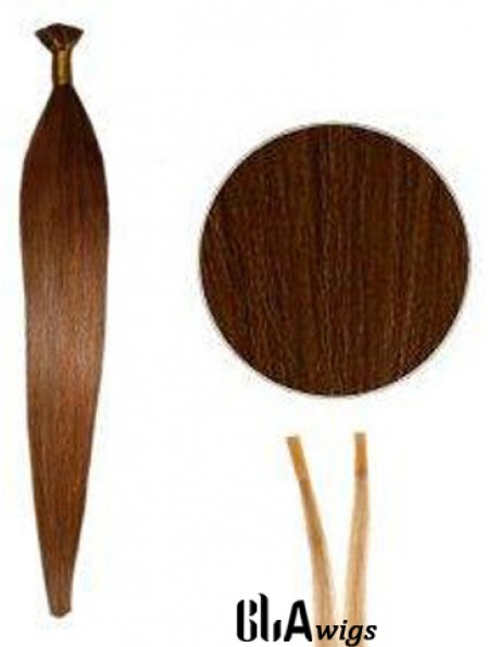 Auburn Straight Stick/I Tip Hair Extensions