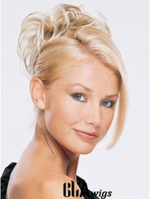 Blonde Hair Pieces Buns