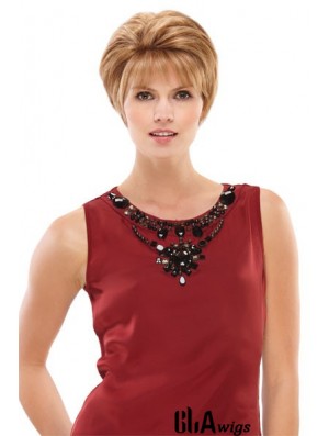 Boycuts Short Blonde Straight Style Petite Wigs