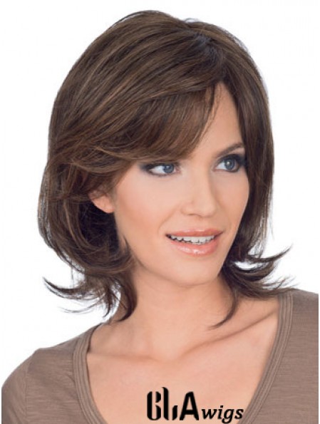 Refined Lace Front Straight Chin Length Remy Human Lace Wigs