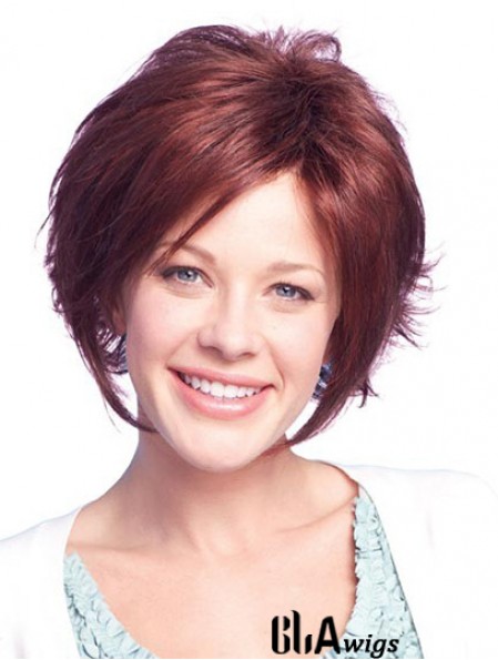 Chin Length Auburn Amazing 11 inch Straight Bob Wigs