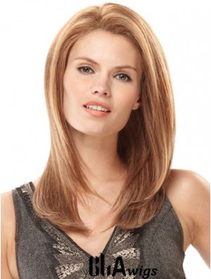 Monofilament Lace Front Wigs UK Long Length Blonde Color