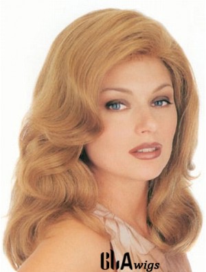 Wavy Blonde Convenient Long Classic Wigs