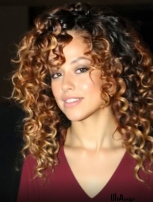 Top Long Brown Kinky Capless  Wigs