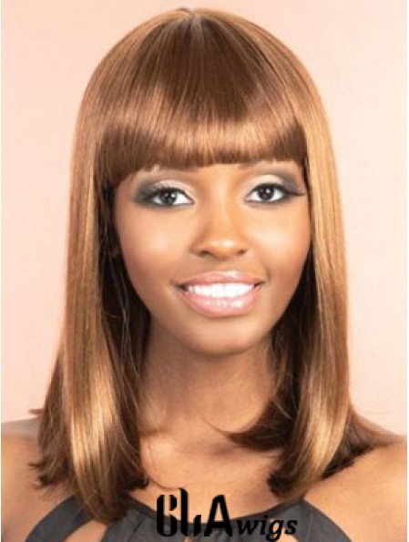 Cheap African Wigs Straight Style Bobs Cut Shoulder Length