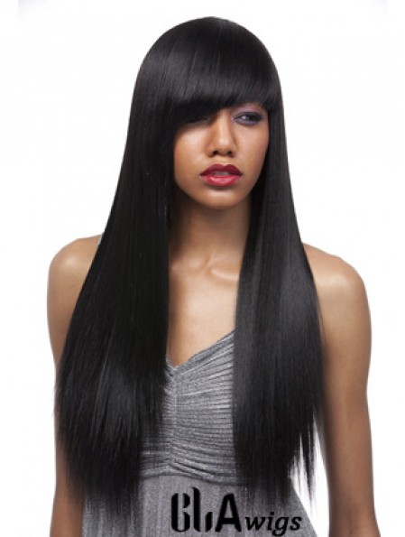 24 inch Black Lace Front Wigs For Black Women