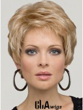 Synthetic Lace Front Wigs Cropped Length Boycuts