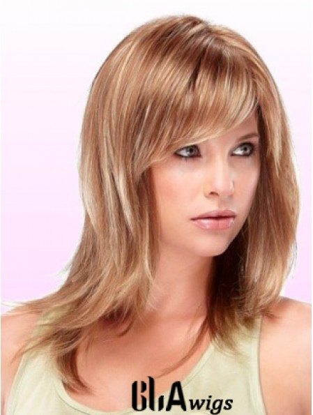 Synthetic Hair Sale With Capless Straight Style Shoulder Length Layered Cut