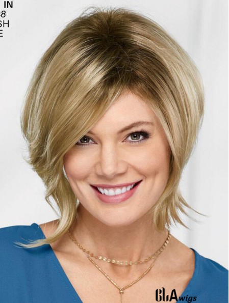 10 inch Chin Length Blonde Straight New Bob Wigs