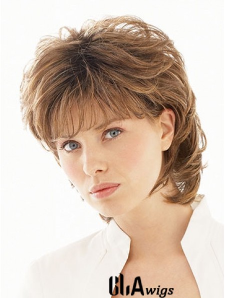 Wavy Brown Good Short Classic Wigs