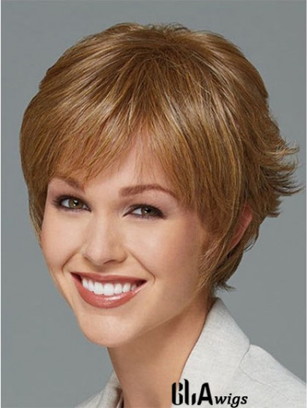 Short Boycuts Straight Blonde New Synthetic Wigs