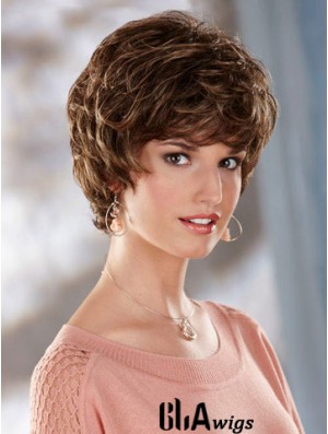 Wavy Brown Online Short Classic Wigs