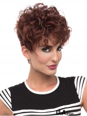 Curly Red Beautiful Short Classic Wigs