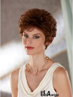 Wavy Auburn Affordable Short Classic Wigs