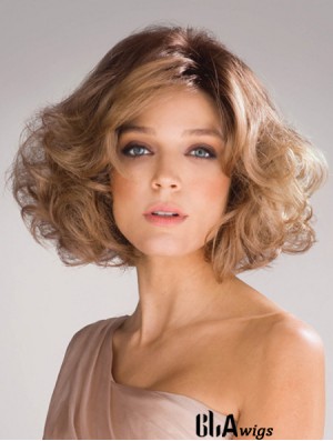 Wavy Layered 10 inch Blonde Exquisite Synthetic Wigs