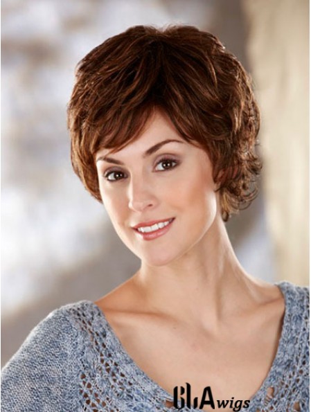 Wavy Brown Amazing Short Classic Wigs