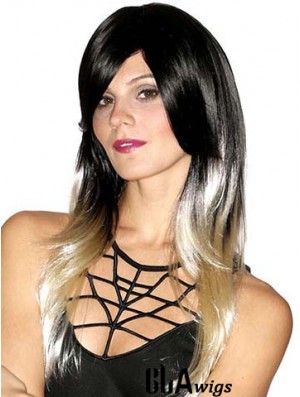 Straight Style 20 inch Ombre/2 Tone With Bangs Long Wigs