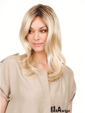 Wavy Without Bangs Long Blonde Perfect Wigs