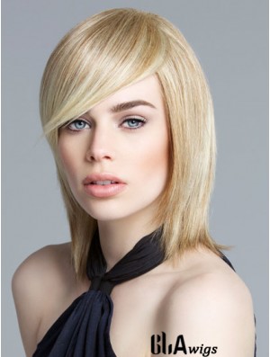 Lace Front Chin Length Straight Blonde New Bob Wigs