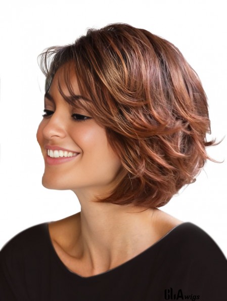 8 inch Short Capless Red Women's Bob Wigs