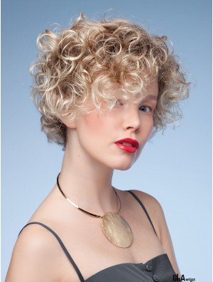 Cropped Monofilament Brown 10 inch Classic Womens Wigs