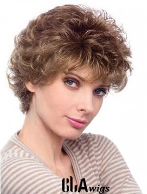 Layered Short Auburn UK Wigs