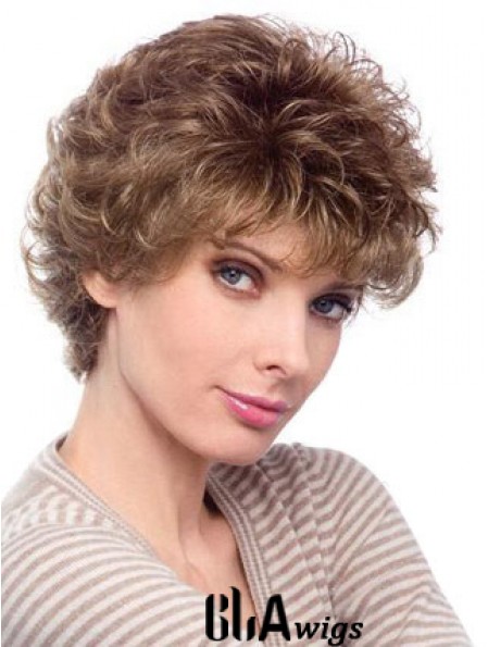 Layered Short Auburn UK Wigs