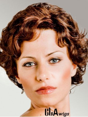 Curly Auburn Cheap Short Classic Wigs