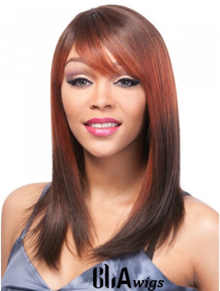 16 inch Ombre/2 Tone Lace Front Wigs For Black Women