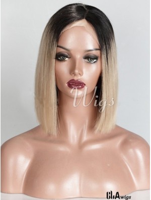 Chin Length Ombre/2 Tone Straight Bobs Incredible African American Wigs