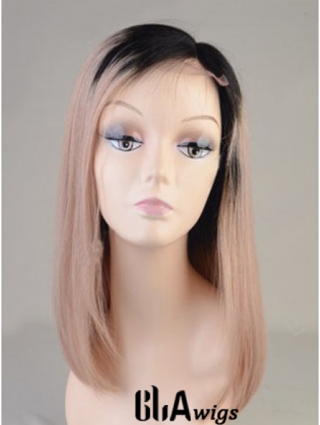 Long Straight Without Bangs Full Lace 14 inch Best Black Women Wigs