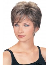 Cropped Wavy Wigs For The Elderly Lady