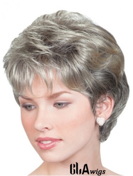 Wigs For Elderly Lady UK With Lace Front Chin Length