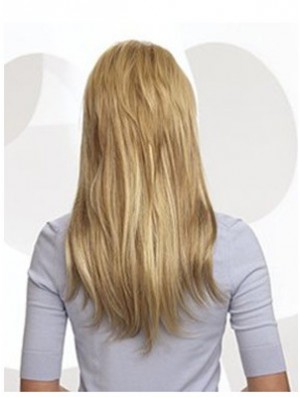 Cheap Blonde Straight Remy Human Hair Clip In Hair Extensions