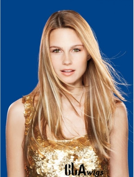 Straight Remy Human Hair Brown Top Weft Extensions