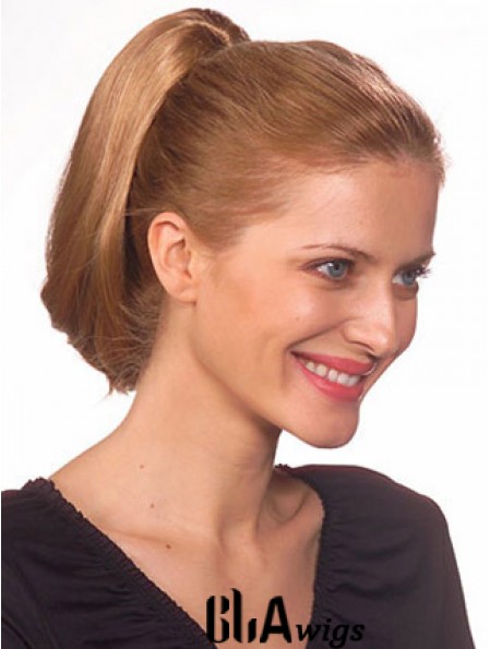 Fashionable Straight Brown Ponytails